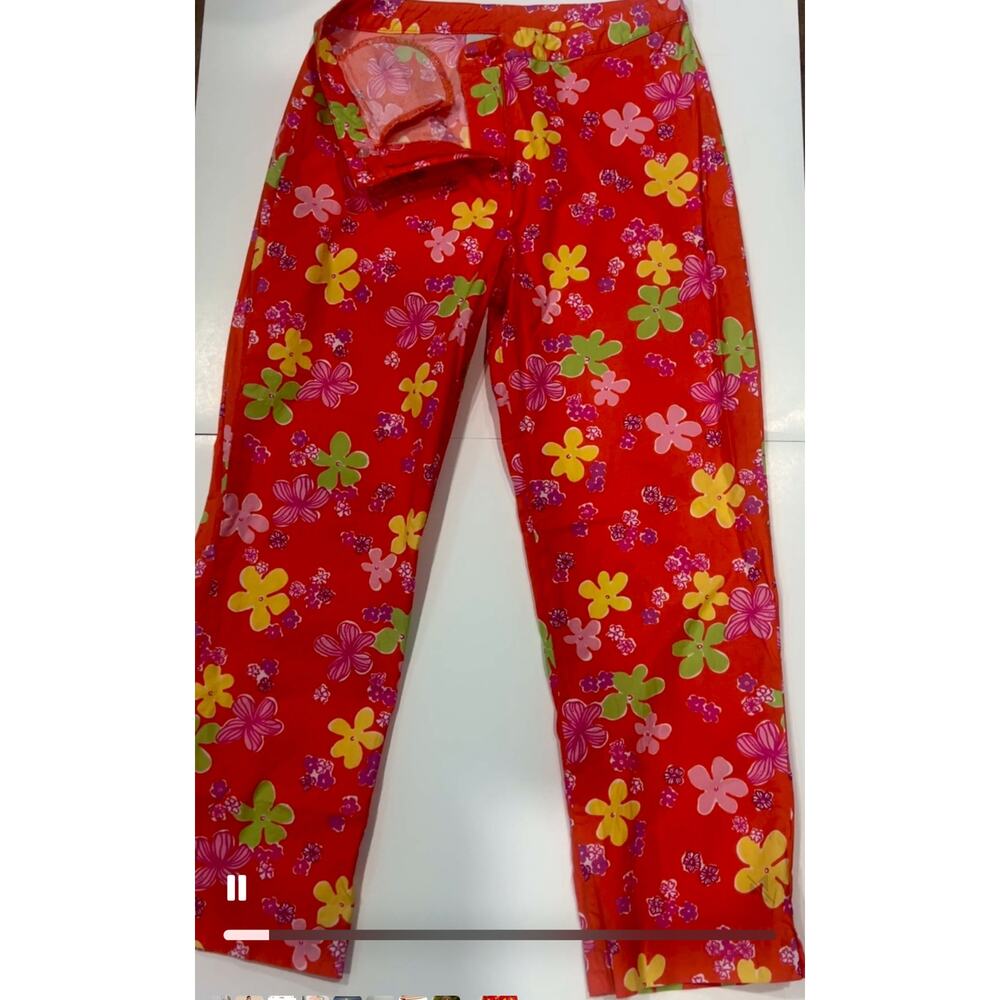 Lilly Pulitzer Palm Beach Coral Sands Stretch Liza Capri Pants – Size 2 Sale!!!
